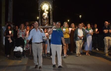 Procesión de la Luz en las fiestas de la Virgen de Valencia.