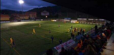 Una de las tanganas en el encuentro en Vargas.