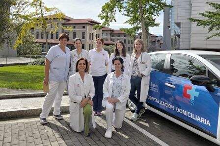 Equipo de hospitalización pediátrica.