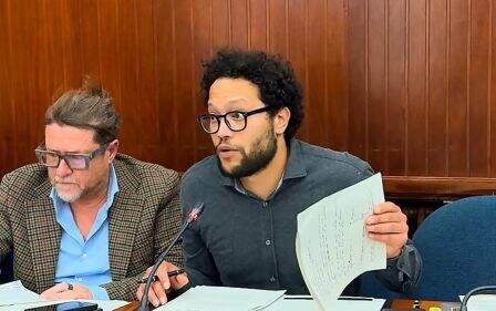 El edil de IU, Keruin Martínez.