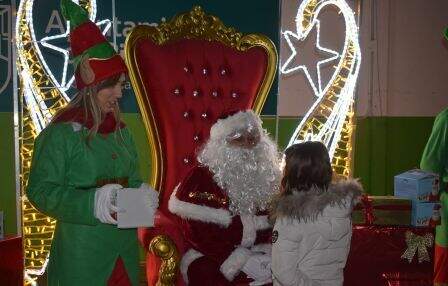 Visita de Papé Noel.