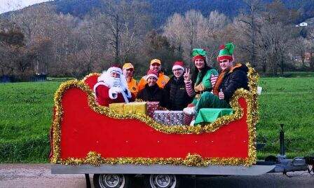 Papá Noel recorrerá los pueblos.