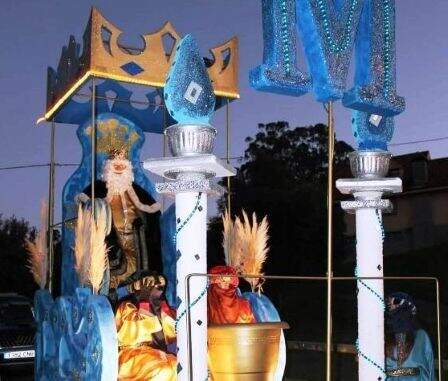 Carroza de la Cabalgata de los Reyes Magos.