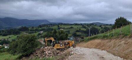 Las obras están paralizadas.