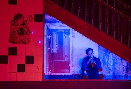 'Representación de la obra 'El cuarto de atrás'.