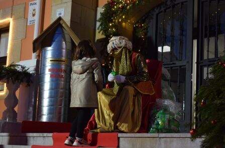 Visita del cartero real a Piélagos.
