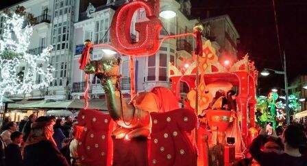 Sus Majestades en Santoña. R.A.