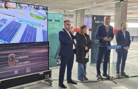 Un momento de la explicación del proyecto.