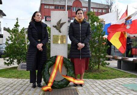 Ofrenda floral hoy en Santander.
