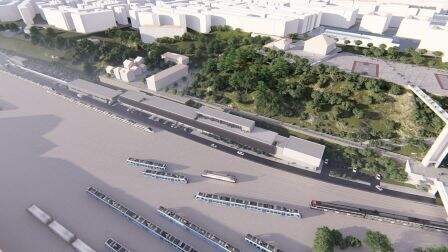 Instalaciones ferroviarias.