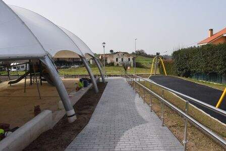 Remodelación del parque infantil.