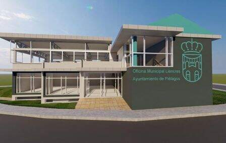 Infografía del edificio.