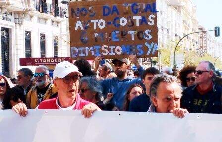 Asistentes a la protesta. A.C.