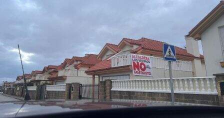 Urbanización de los vecinos afectados.