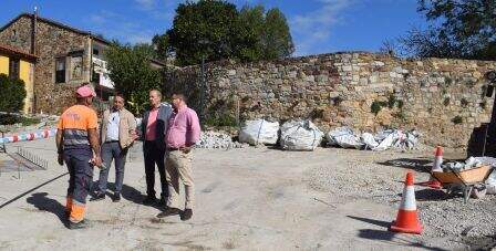 Las autoridades políticas visitaron las obras.