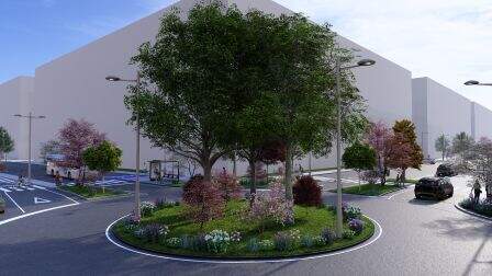 Arbolado en la zona de Cros.