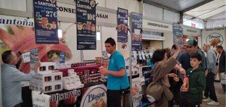 Conservas Blasan está presente en la Feria. R.A.
