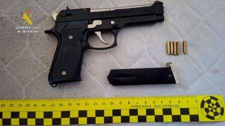 Armas aparecidas.