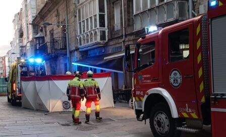 Calle del suceso en Reinosa.