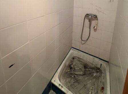 Ducha de las instalaciones.