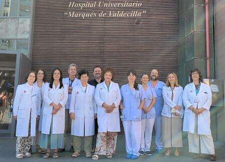 Personal sanitario del Hospital Valdecilla.
