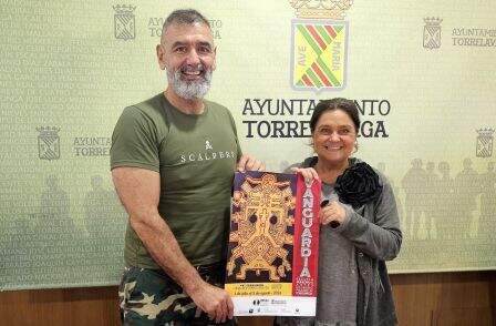 Presentación de la exposición en Torrelavega.