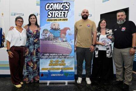Presentación de Cómics Street en Santander.