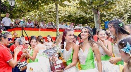 Premiadas en la Gala Floral.