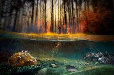 Reconstrucción paleoecológica del bosque.