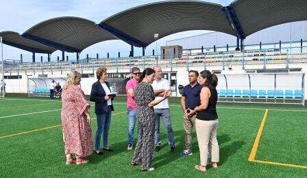 Un momento de la visita a las instalaciones.