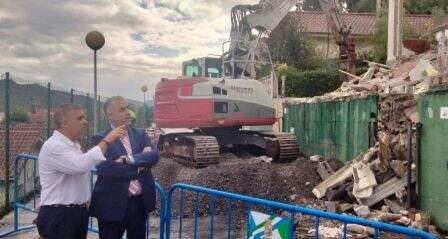 El consejero de Urbanismo y el alcalde. R.A.